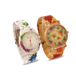 Buy 2  In 1 Bundle Offer, Qmax Fancy Watch For Women Gold, Geneva Stainless Steel Watch For Men, JV259